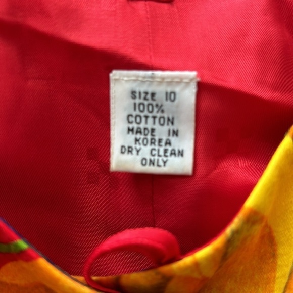 A.J.Bari Off the Shoulder Skirt Set Red Floral S/M - Picture 11 of 11